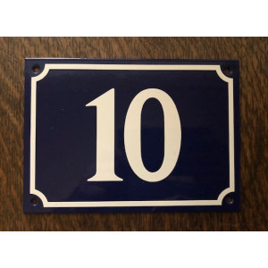 House Number - Landscape - No 10 - Ex Display